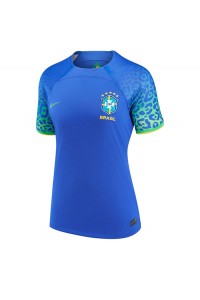 Brasilia Jalkapallovaatteet Naisten Vieraspaita MM-kisat 2022 Lyhythihainen